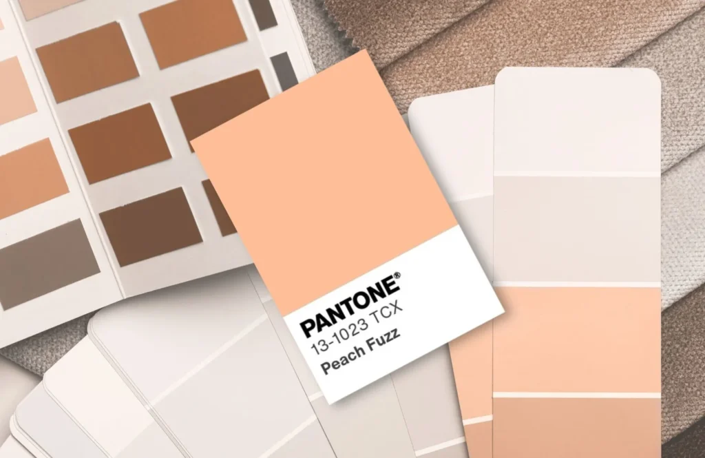 Color pantone del año 2024 Peach Fuzz