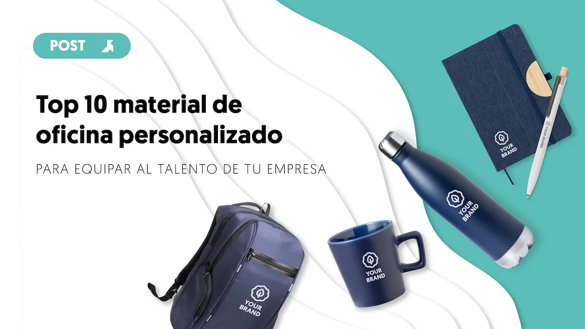 Material de oficina personalizado para equipar al talento de tu empresa